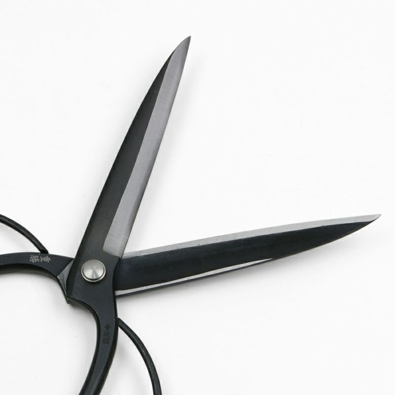 重勝 松葉鋏 150mm 青紙鋼 刃開き