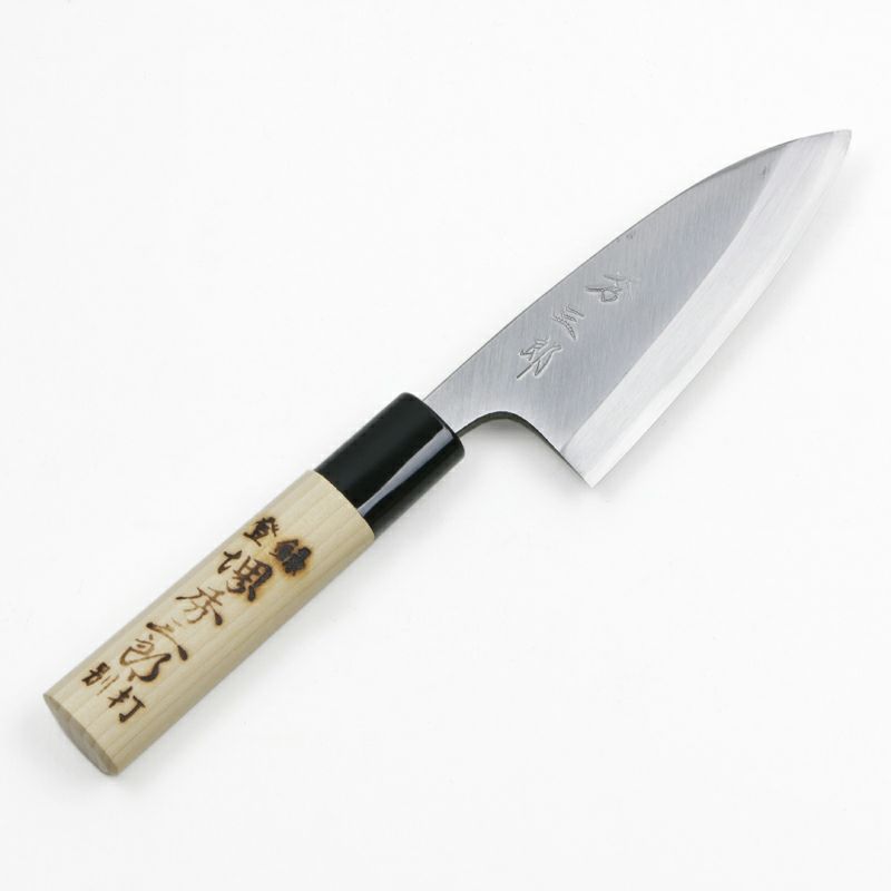 堺秀三郎 小出刃包丁 片刃 105mm 霞研ぎ