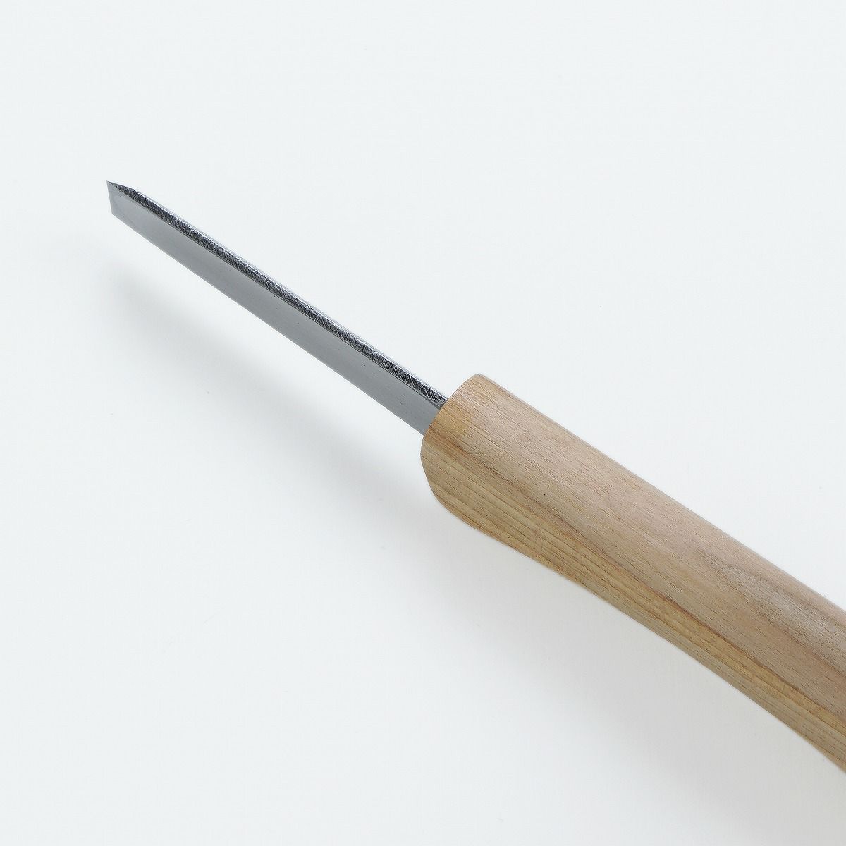 細工用小刀 青紙2号 ひら型 槌目 片刃 右利き用 合皮カバー付