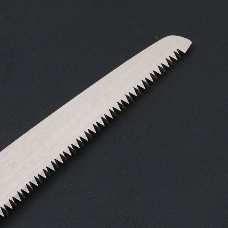 ヒシカ印 替刃式 ミニ剪定鋸150mm 籐巻柄 鞘付き 刃先