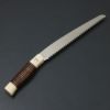 ヒシカ印 替刃式 ミニ剪定鋸180mm 籐巻柄 鞘付き 全体