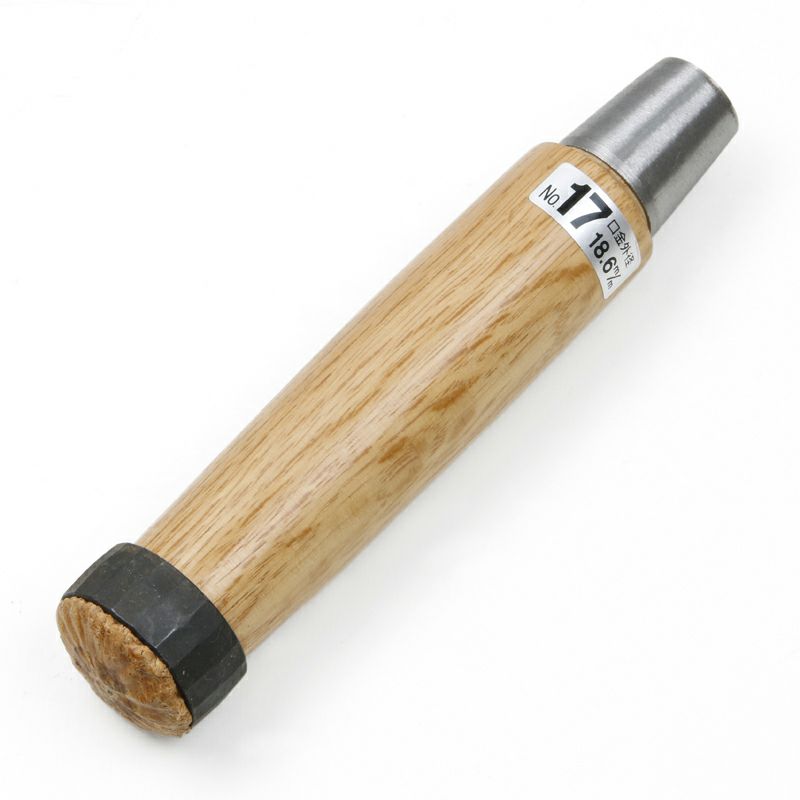 スーパーハンドル  No.17 叩き鑿 交換用 木柄 口金外径18.6mm