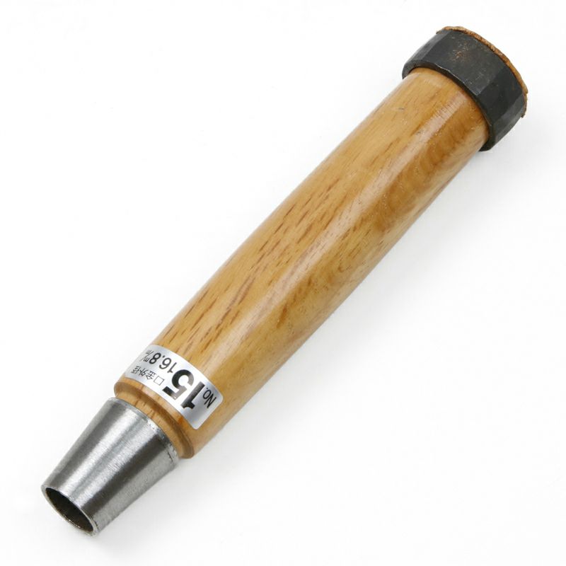 スーパーハンドル  No.15 叩き鑿 交換用 木柄 口金外径16.8mm
