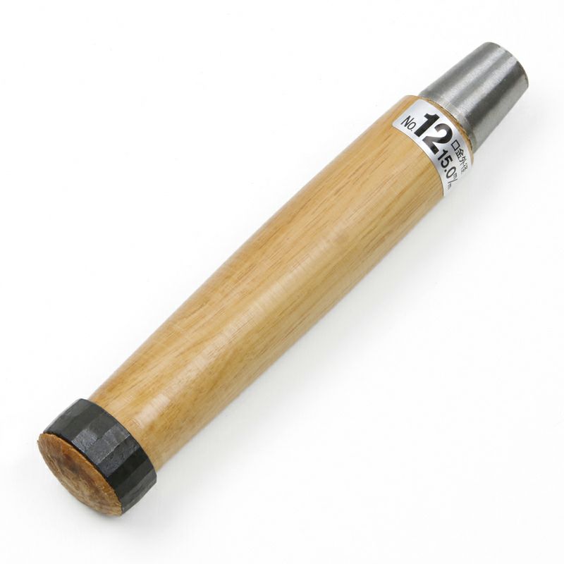スーパーハンドル  No.12 叩き鑿 交換用 木柄 口金外径15.0mm