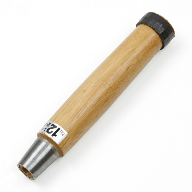 スーパーハンドル  No.12 叩き鑿 交換用 木柄 口金外径15.0mm