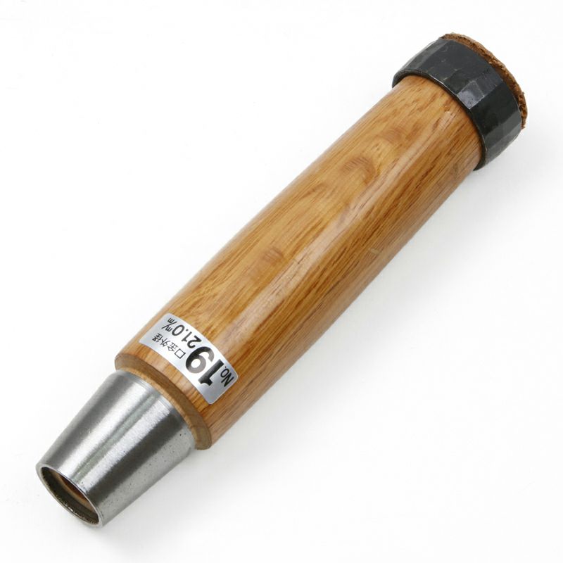 スーパーハンドル  No.19 叩き鑿 交換用 木柄 口金外径21.0mm