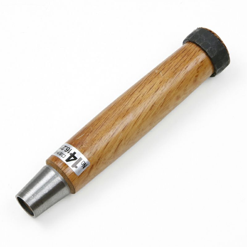 スーパーハンドル  No.14 叩き鑿 交換用 木柄 口金外径16.2mm