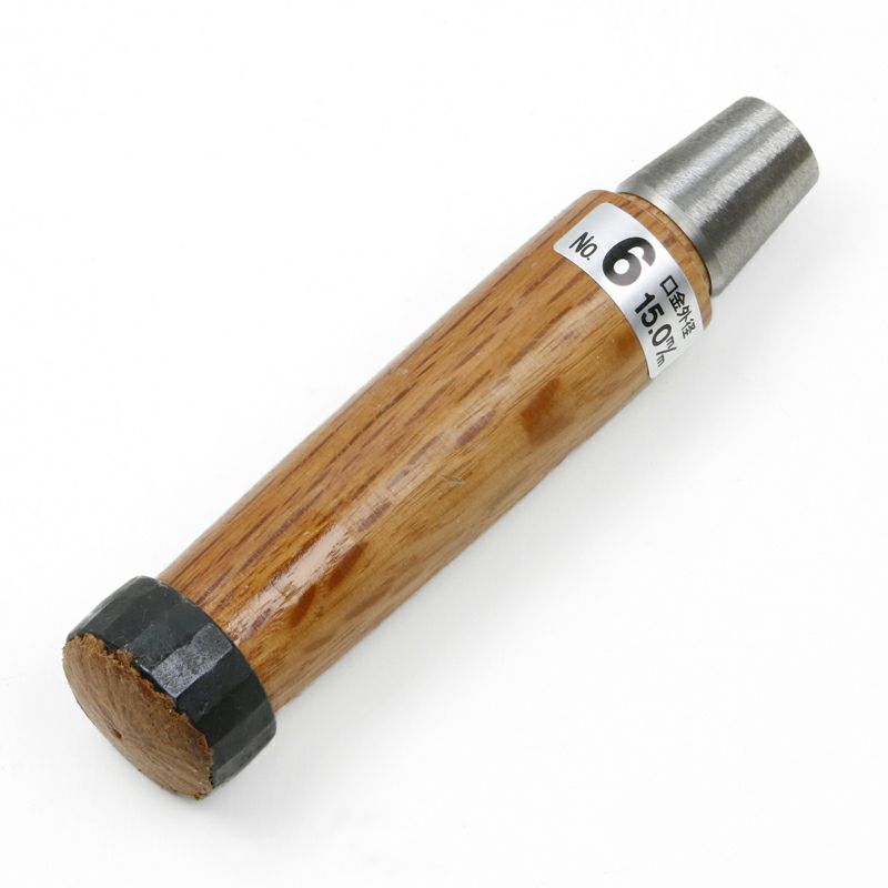 スーパーハンドル  No.6 追入鑿 交換用 木柄 口金外径 15.0mm