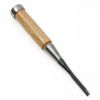 細工鑿 三角型 6mm 白紙2号 赤樫柄 一般向け 裏