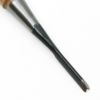 細工鑿 三角型 6mm 白紙2号 赤樫柄 一般向け 切先