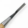 細工鑿 三角型 6mm 白紙2号 赤樫柄 一般向け 切先裏