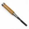 細工鑿 丸型 9mm 白紙2号 赤樫柄 一般向け 裏