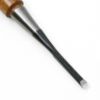 細工鑿 平型 6mm 白紙2号 赤樫柄 一般向け 切先