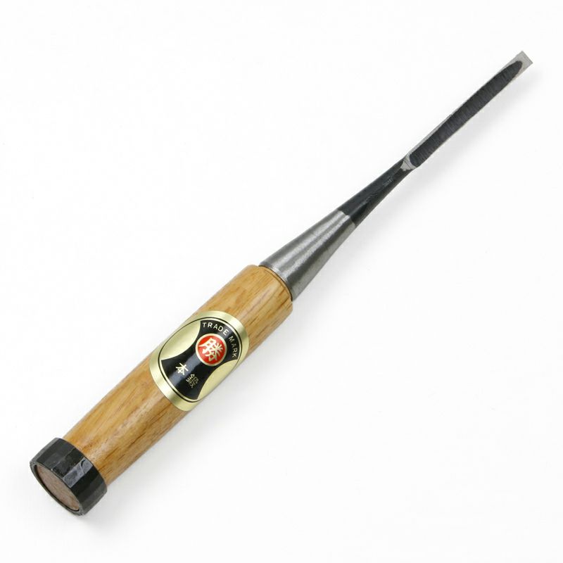 追入鑿 6mm 特殊刃物鋼 樫柄 一般向け上級品 全体