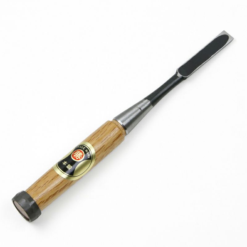 追入鑿 12mm 特殊刃物鋼 樫柄 一般向け上級品 全体