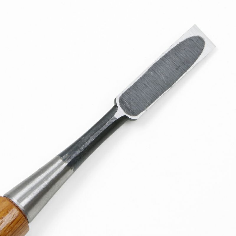 追入鑿 15mm 特殊刃物鋼 樫柄 一般向け上級品 切先裏