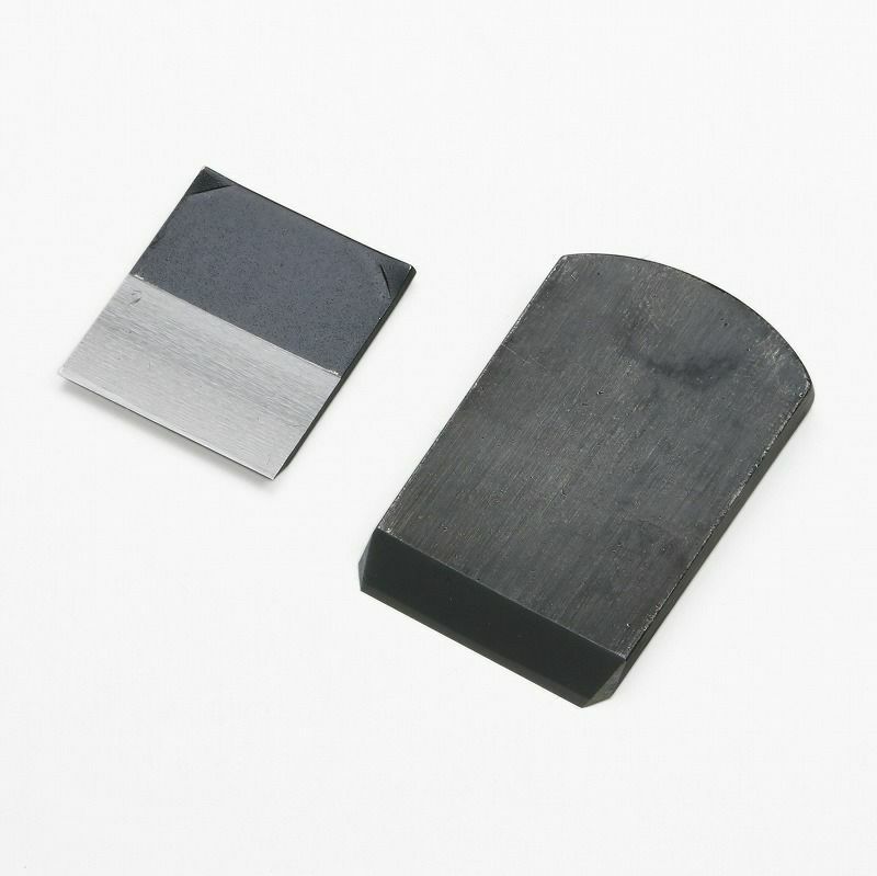 義峰 小鉋 48mm 青紙1号 極軟鉄 本赤樫5.5寸台 ヒナ型 二枚鉋 裏出し不要 限定品 鉋刃裏