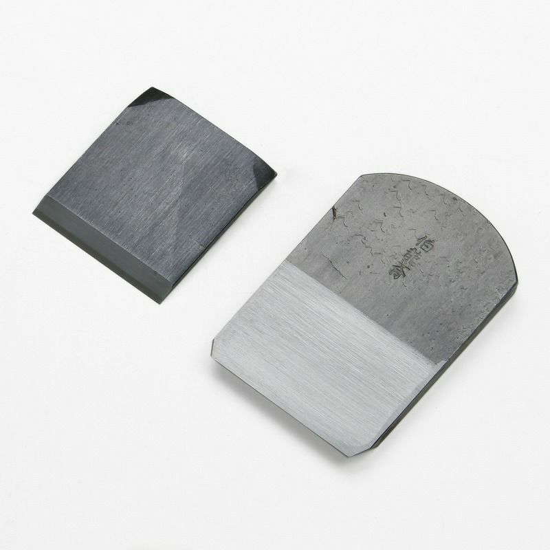 伯龍斎 雛平鉋 48mm 青紙1号 極軟鉄 本赤樫7寸台 二枚鉋 限定品 鉋身