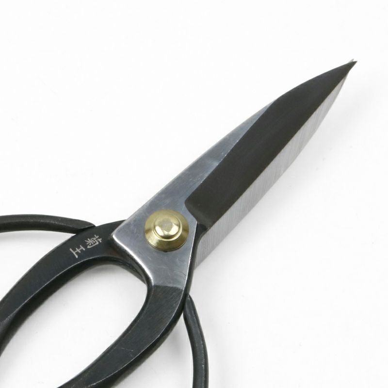 菊王 植木鋏 大久保型 200mm 刃長 カシメ止め 一般向け 刃