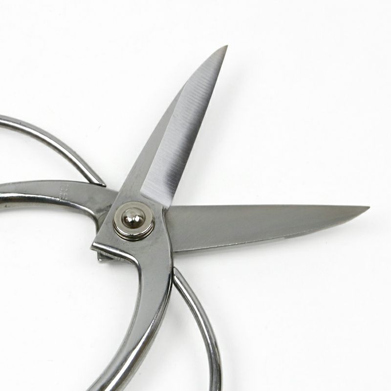 植木鋏 大久保型 195mm 刃長 ステンレス製 カシメ止め 一般向け 刃開き