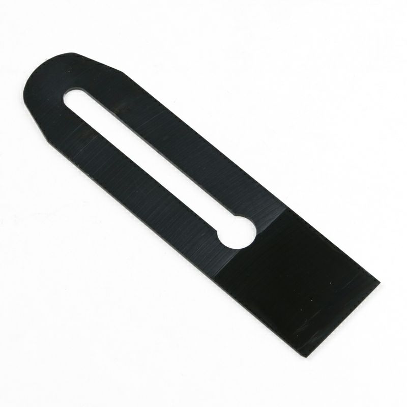 播刀 洋鉋 替刃 青紙1号 黒染め仕上げ 幅50mm 厚み2.5mm 日本製 裏