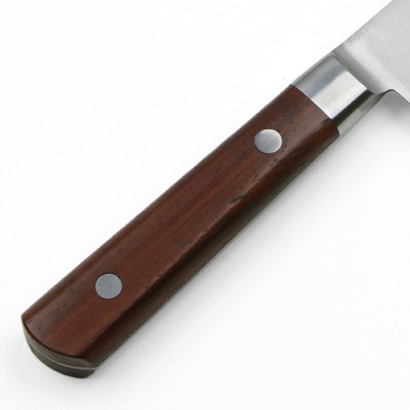 古杉 牛刀 180mm 両刃 日本鋼 共口金合板柄 柄