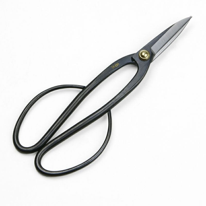 菊王 足長盆栽鋏 210mm 全体