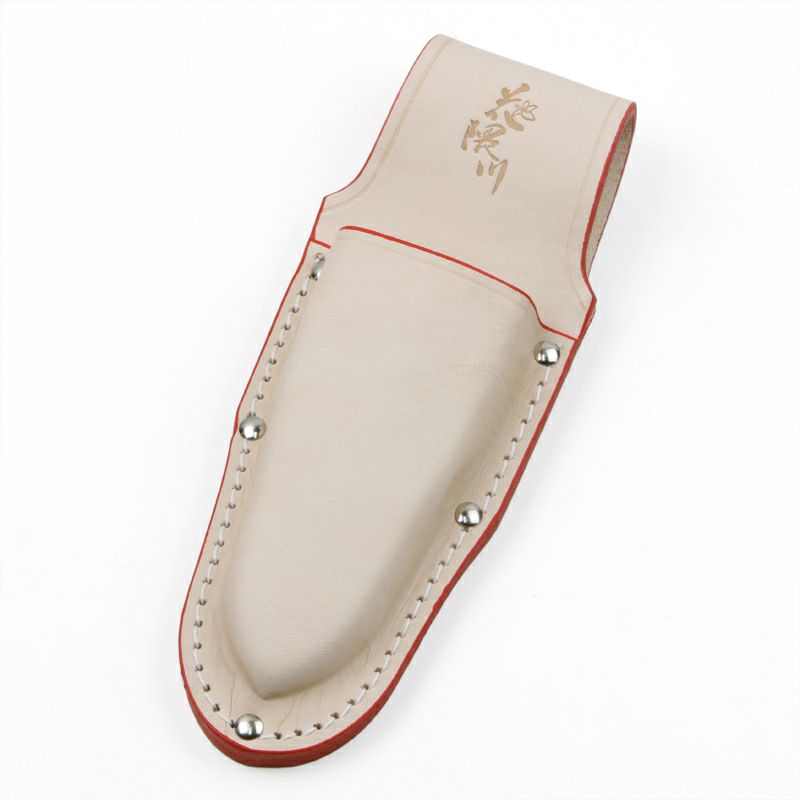 花隈川 最上級 皮ケース 剪定鋏用 直型 180～230mm用 規格外品 全体