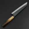 元兼 和牛刀 210mm 両刃 青紙スーパー 割込み 黒打ち仕上げ 焼き漆柄 土佐打ち刃物 極上品 裏