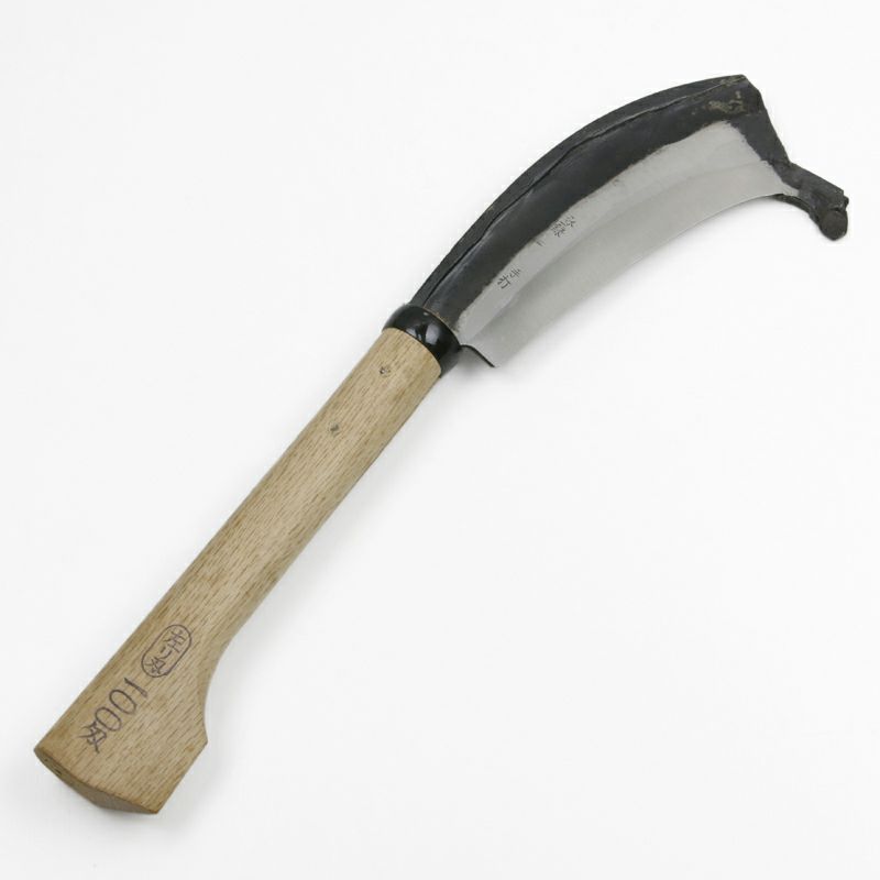 とび付き越前鉈 100匁 片刃 左利き用 規格外品 裏