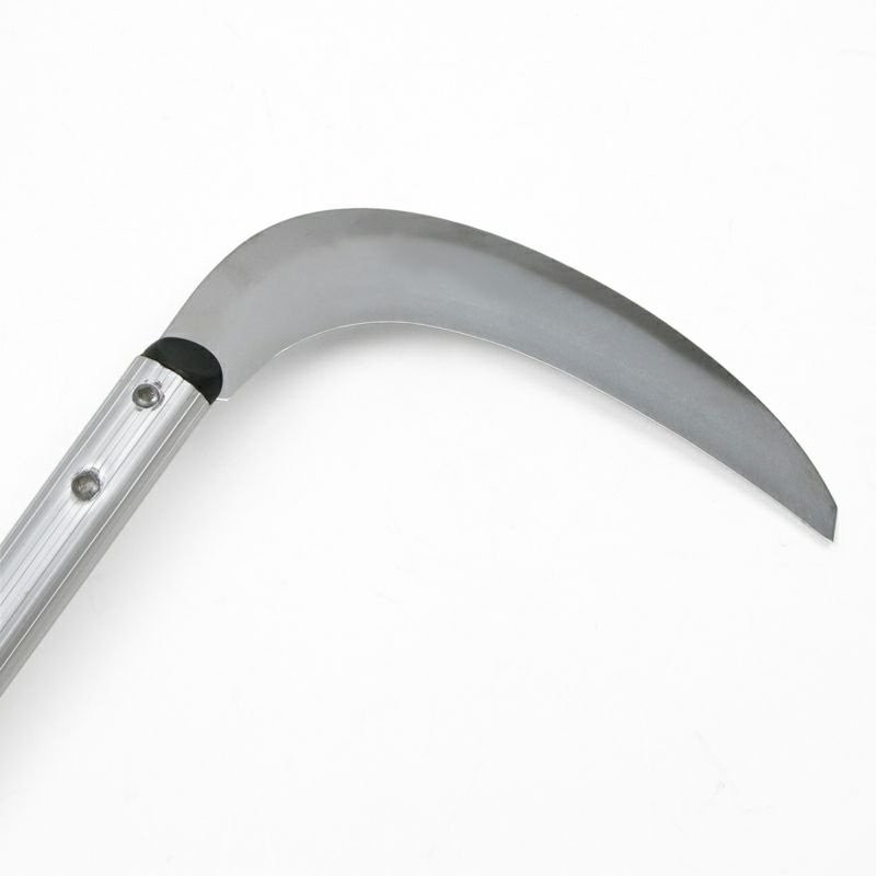 刈払鎌 195mm ステンレス製 ステンレスパイプ柄 刃先裏