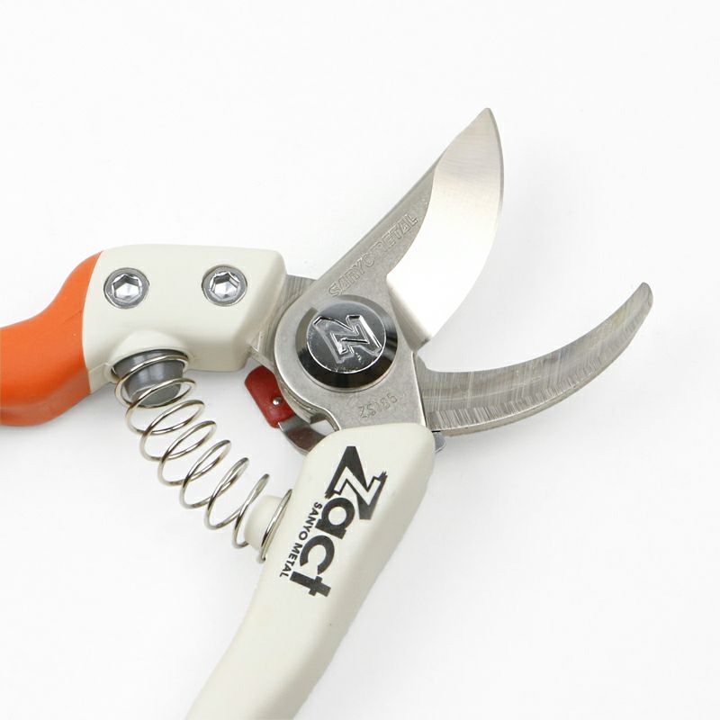 ザクト 替刃式剪定鋏 185mm ZS-185 専用ケース付き 刃先