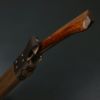 東周作 最高級 黒打腰鉈 両刃240mm 白紙鋼 ウォルナット鞘 鞘付き 柄