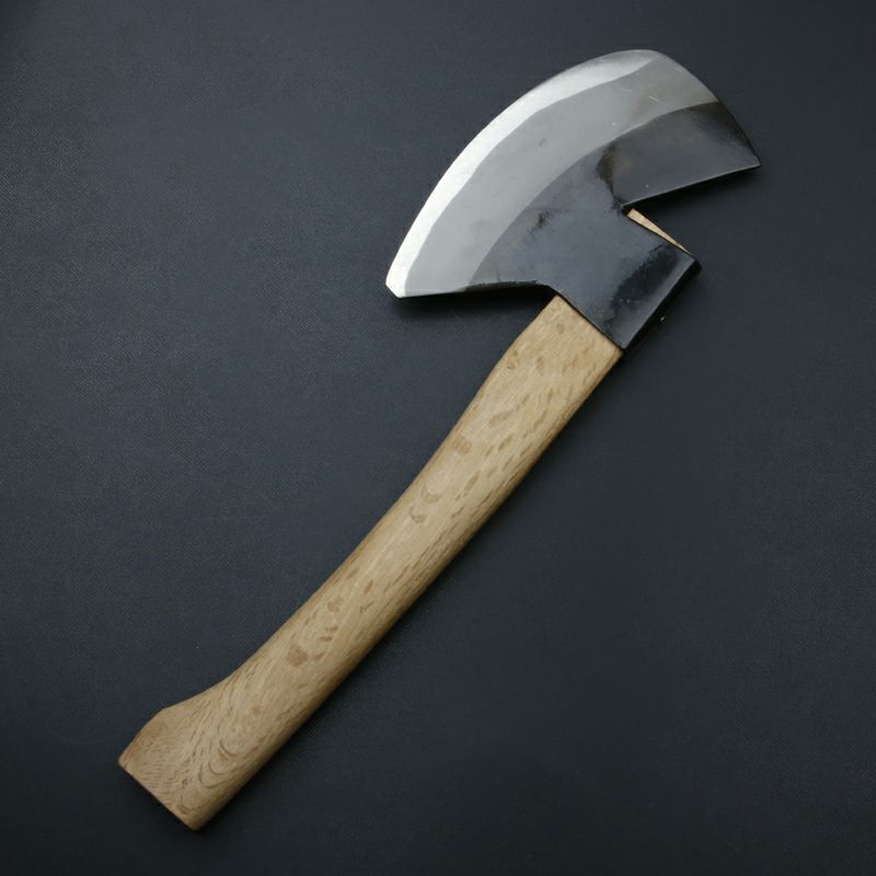 東周作 極上 枝打斧 先刃型500g 青紙鋼 鞘付き 裏