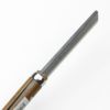 東周作 竹割鉈 両刃120mm 青紙鋼 鞘付き 長期在庫品 峰
