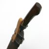 東周作 最高級 黒打腰鉈 両刃150mm 白紙鋼 オイルステイン仕上げ 鞘付き 長期在庫品 柄