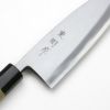 東周作 出刃包丁 片刃 180mm 青紙2号 付け鋼 霞研ぎ仕上げ 八角水牛柄 本職向け 規格外品 アイケ