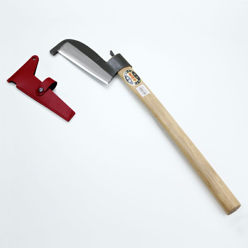 東周作 丸ヒツ鉈 500g 白紙鋼 ケース付き 全体