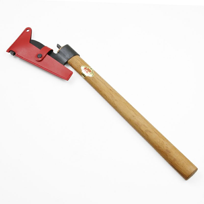 小野利 丸ヒツ鉈 400g 白紙鋼 ケース付き ケース