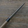 和三徳包丁 切付型 両刃 165mm V金10号 三層鋼 槌目仕上げ 八角クルミ柄 峰