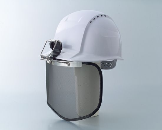 トーヨーセフティー 帽子取付用 メッシュシールド No.1420 ステンレス製24メッシュタイプ