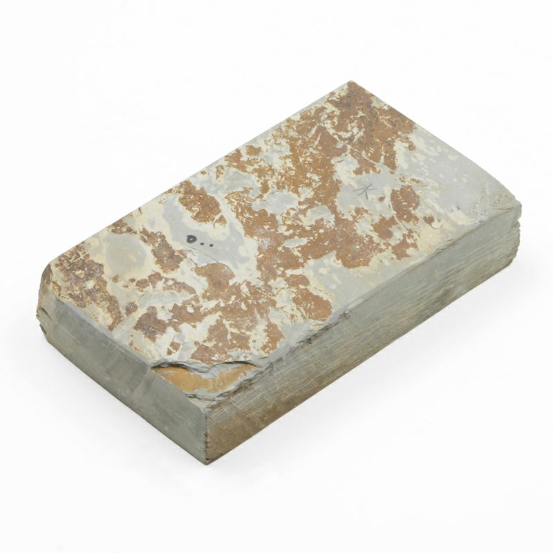 京都 天然砥石 奥殿 水浅黄2 裏