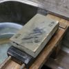 京都 天然砥石 奥殿 水浅黄2 砥ぎ汁