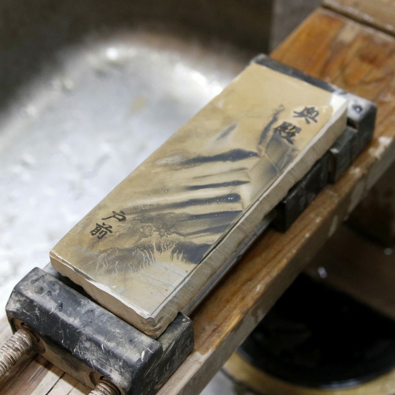 京都 天然砥石 奥殿 戸前1 仕上げ砥石 砥ぎ汁