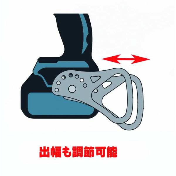 ラクダ マルチインパクトフック マキタ 右手用 角度可変式