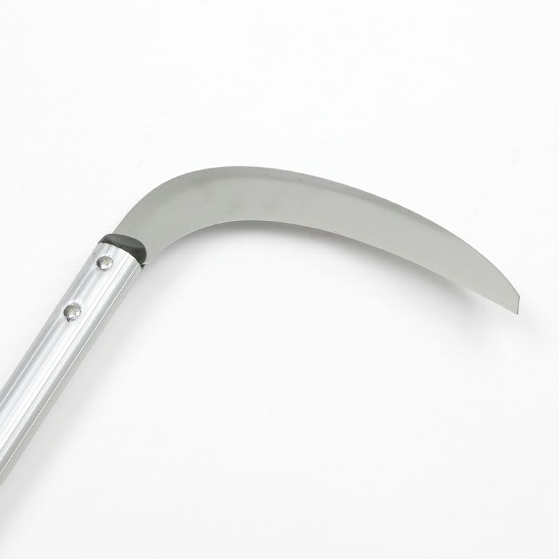 つる切鎌 ステンレス製 アルミパイプ柄 1200mm 刃裏