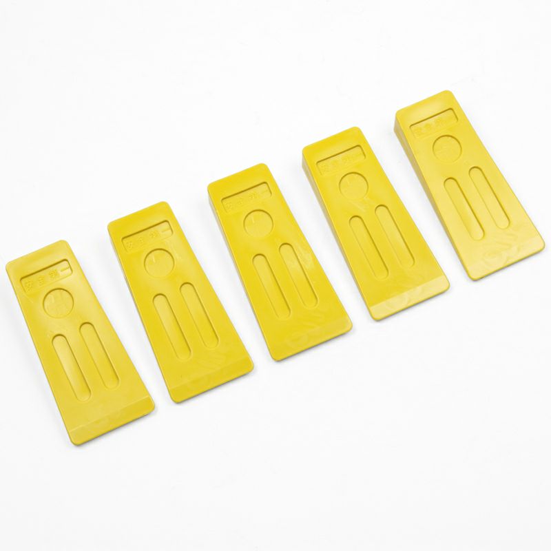 安全クサビ 強化プラスチック矢 小 60mm×135mm 5個セット 全体