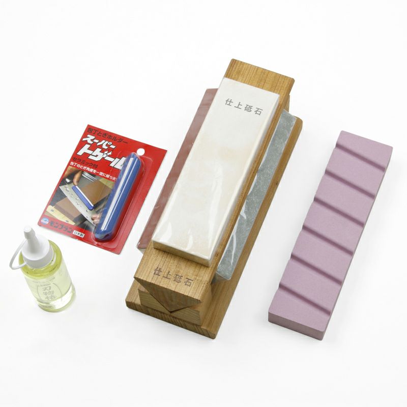 初めての包丁研ぎフルセット 全体