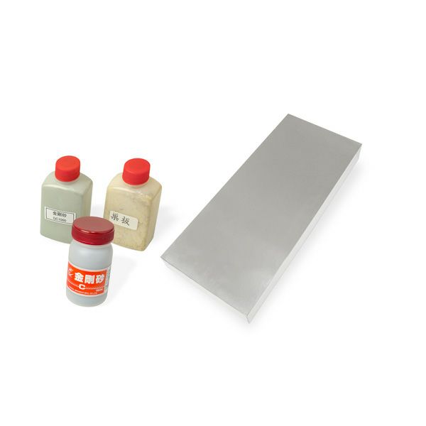 鉋向け仕立て用道具セット 精密金盤特厚金剛砂巣板パウダー