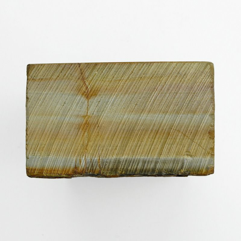 京都 天然砥石 中山 マルカ印 本山合砥石 特選品 断面